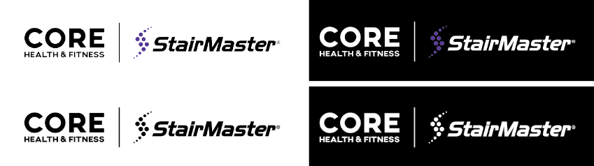 Core StairMaster Lockup Logos2