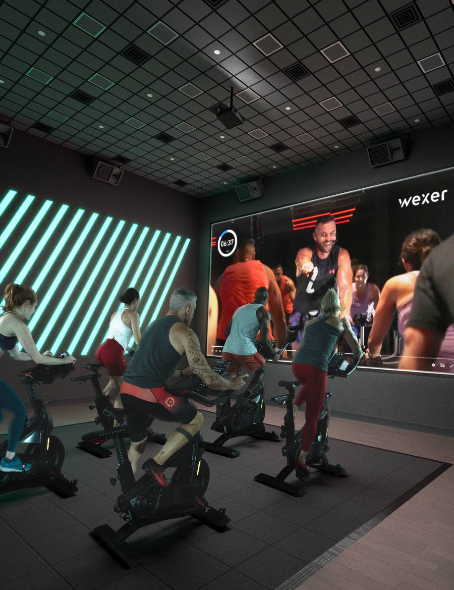 Wexer Schwinn Group Cycling Room Lifestyle Image-medium (1)