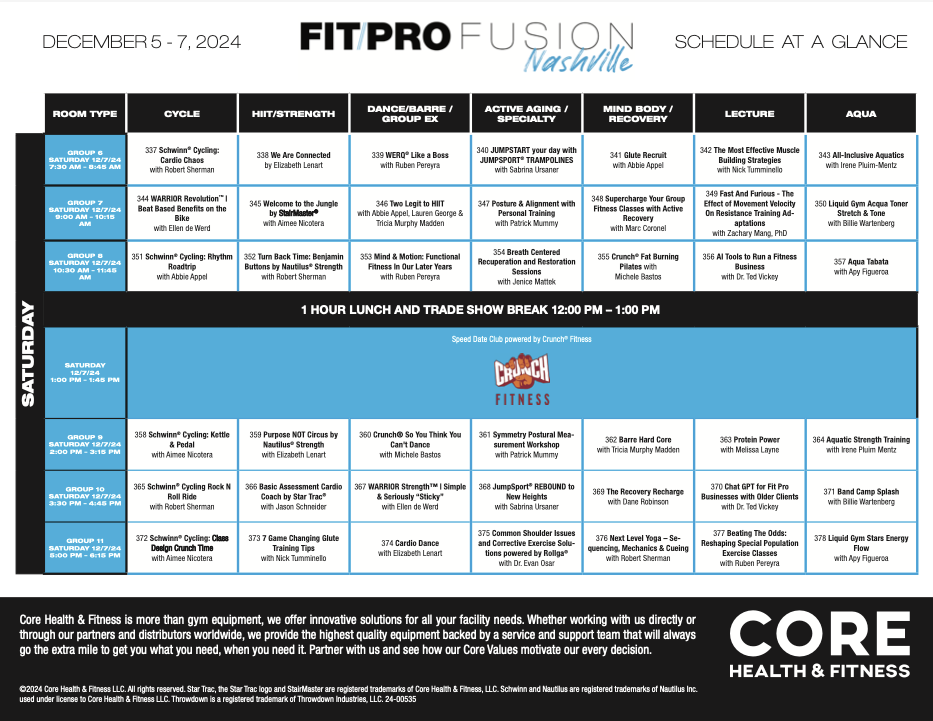 Nashville Schedule Day 2 Update Nashville Schedule Day 2 Update