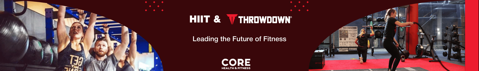 HIIT and Throwdown landing page header (2000 x 300 px)