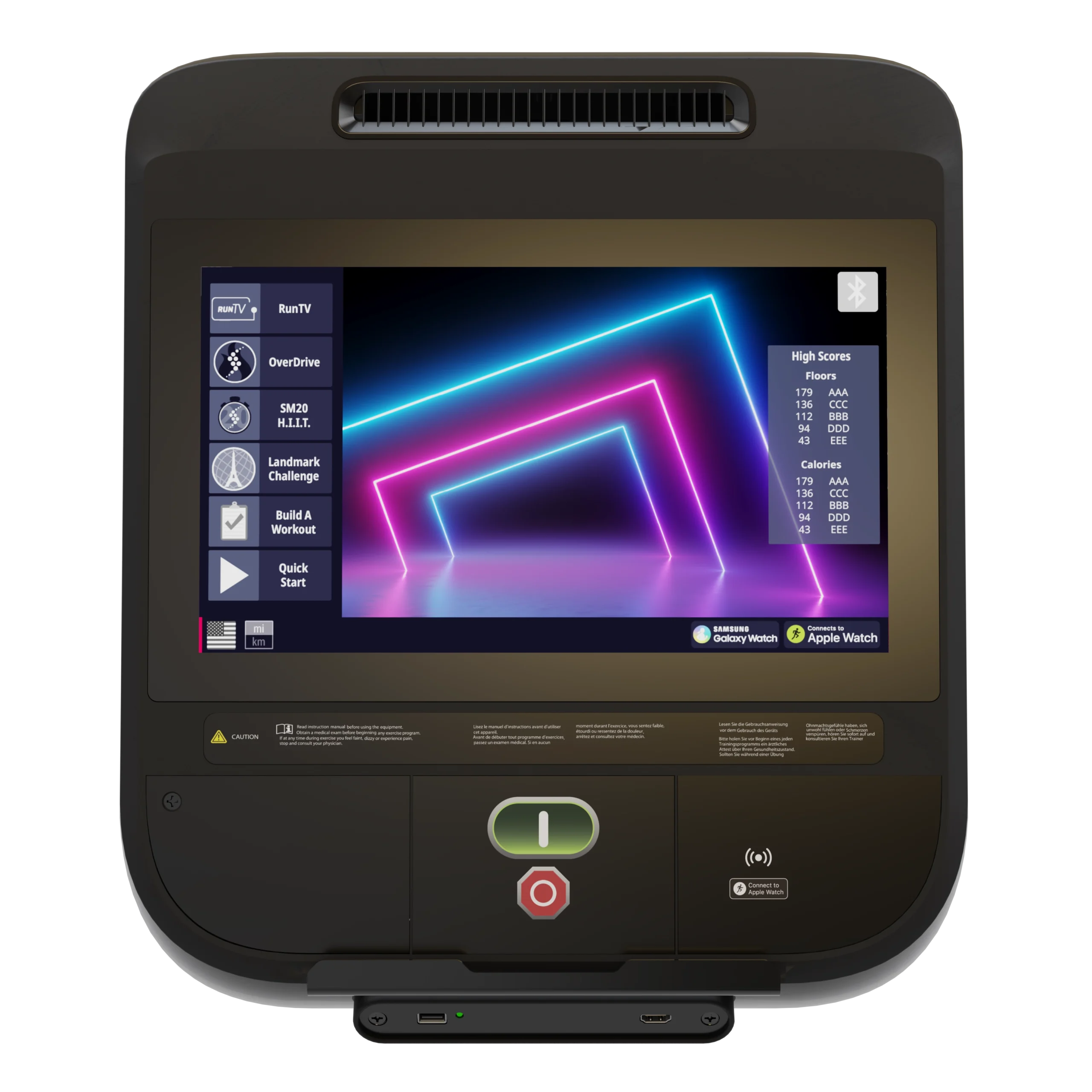 StairMaster 16″ Capacitive OpenHub Console